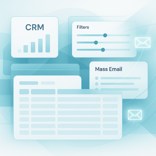 How CRM Views and Mass Emails Can Transform Small Business Productivity