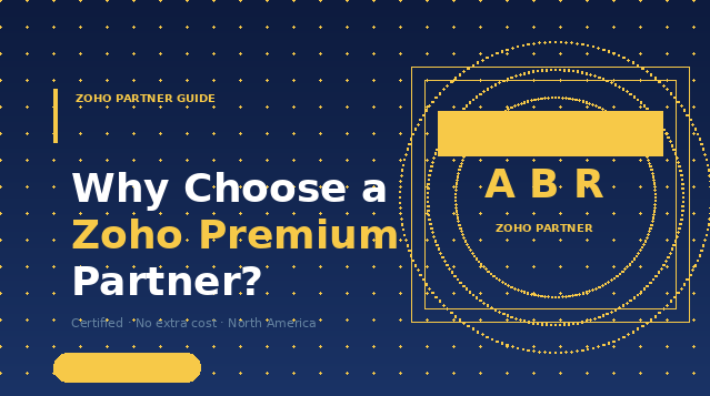 Zoho One Premium Partner Image