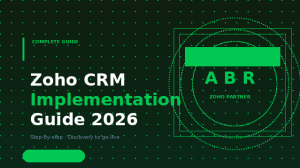 Zoho CRM implementation guide — step-by-step phases from discovery to go-live
