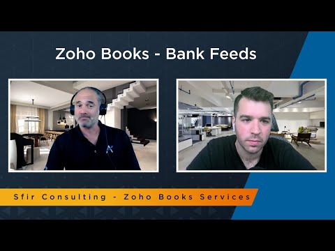Zoho Books bank feeds tutorial on bank rules and account reconciliation